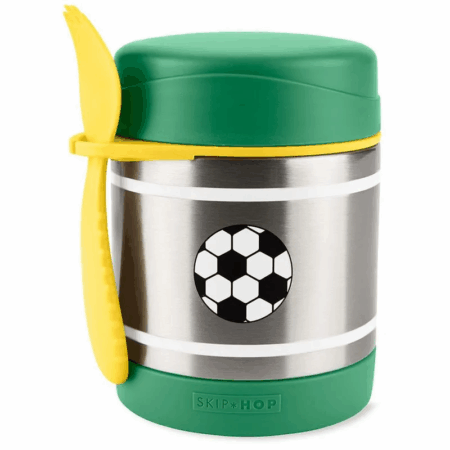 Pote Térmico Sparks Style Futebol Bola da Skip Hop Inox