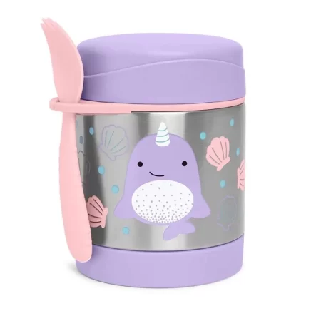 Pote Térmico Zoo Baleia Narval da Skip Hop Inox